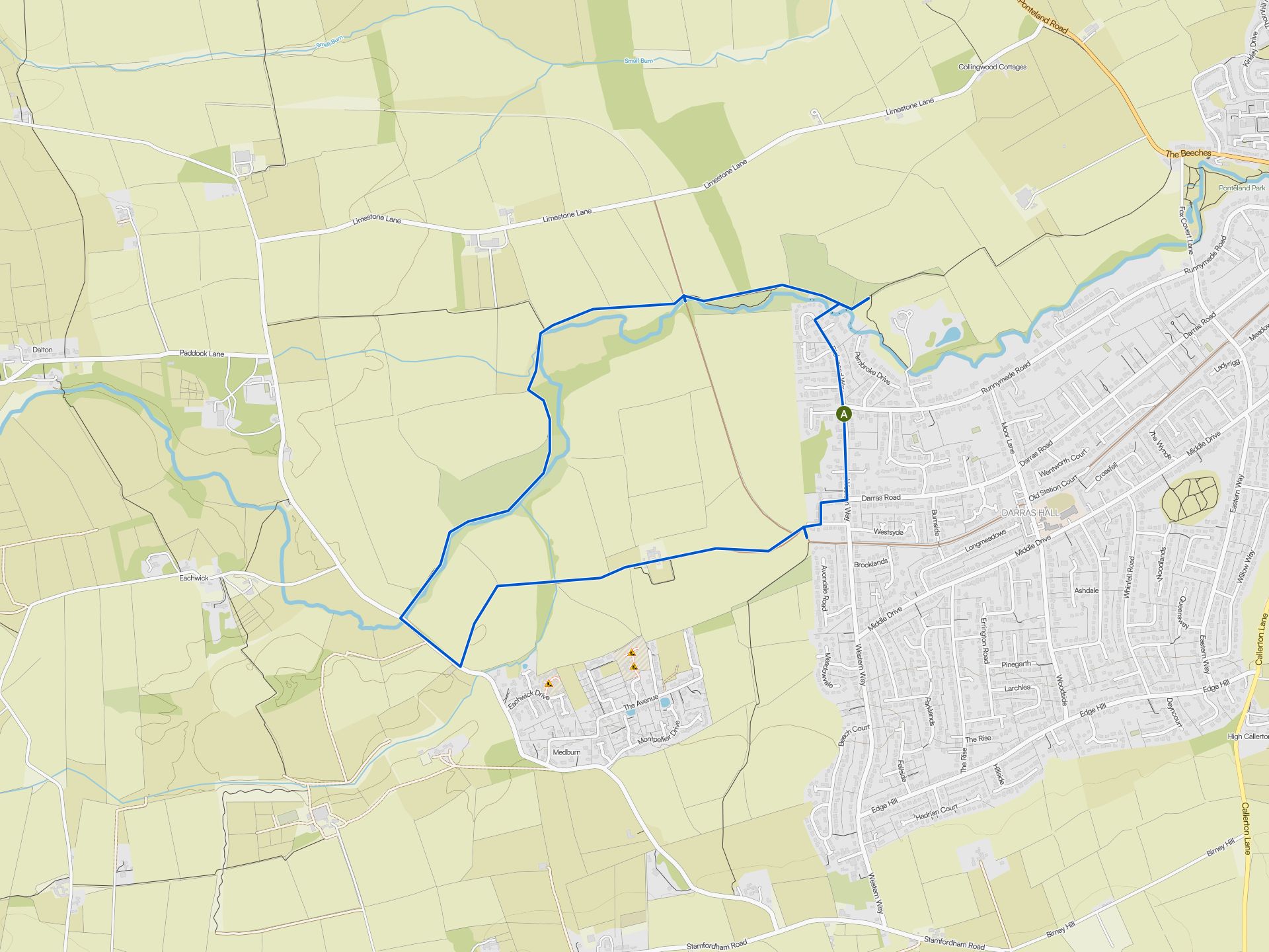 The best walks and hikes around Ponteland | Komoot